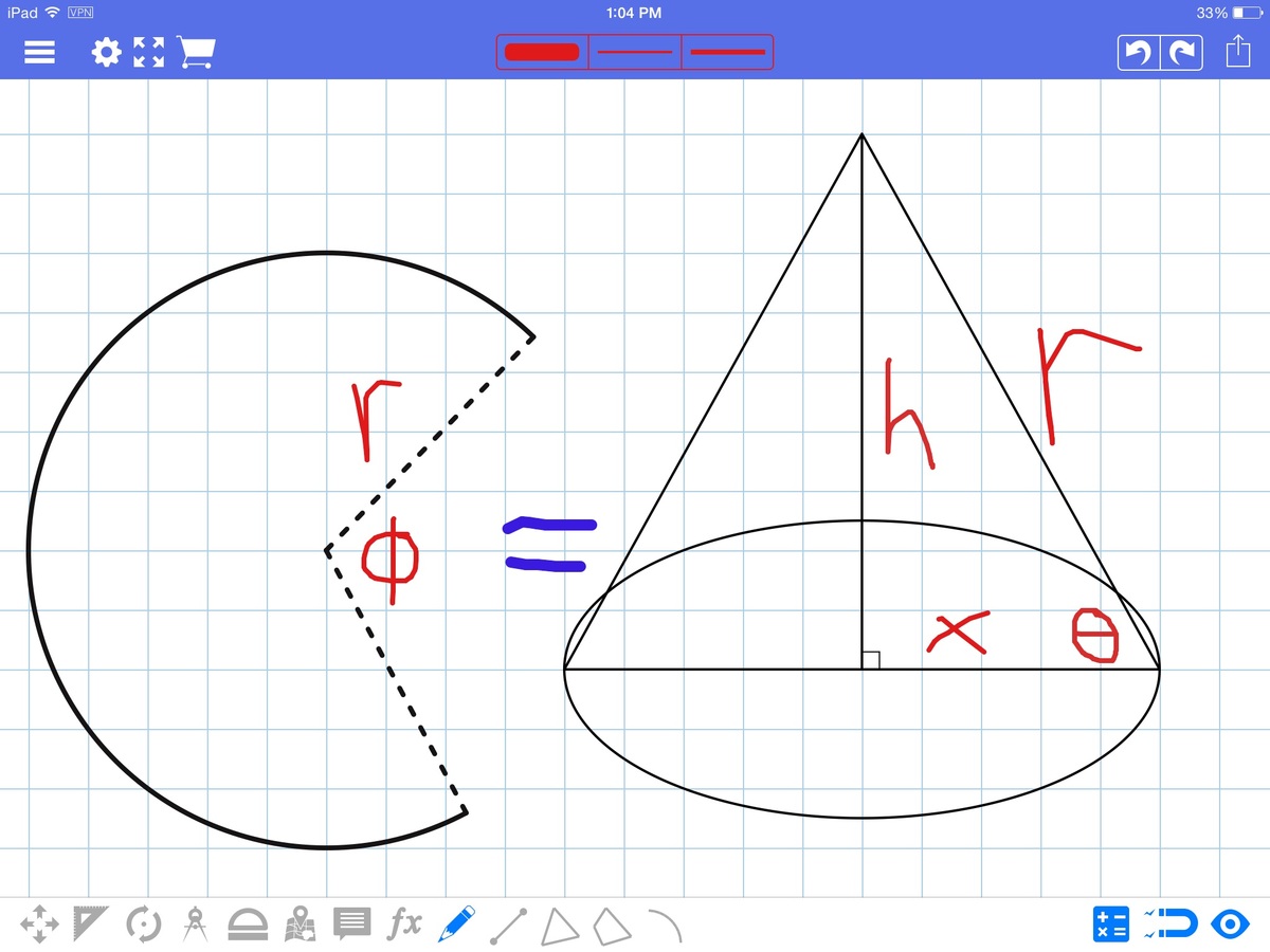 Generalized formulas turning the circle into the cone Trevor