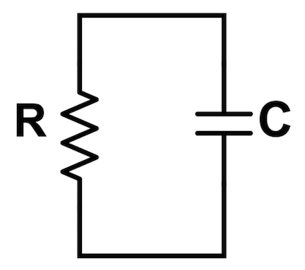 This is the diagram of a basic discharging RC circuit.