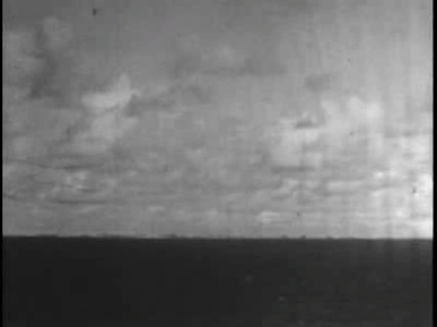 Atomic bombs make a distinctive mushroom-shaped cloud.