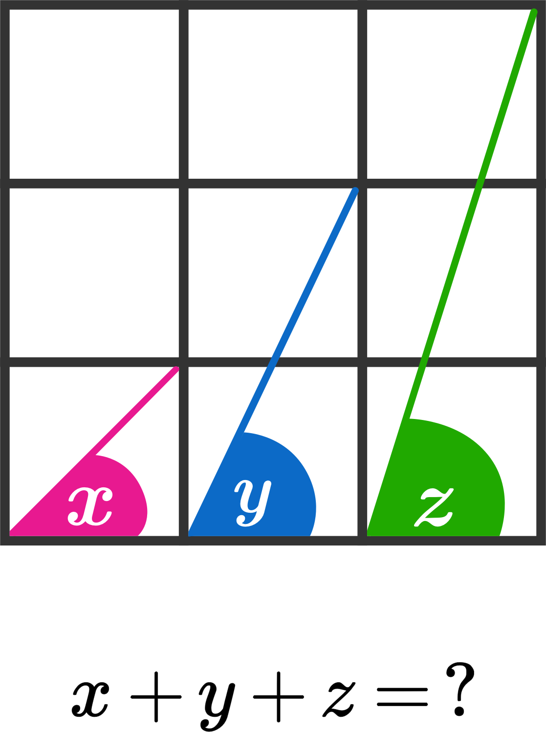 Geometry Problem on Angles and Lines Problem Solving Find The Sum Of Angles mongol genius