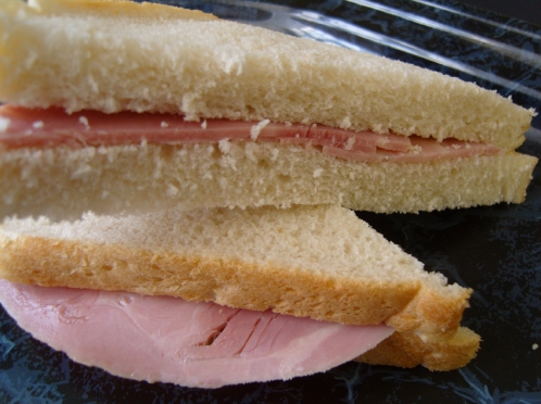 This is a ham sandwich.