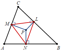 The pedal triangle of ABC with respect to P