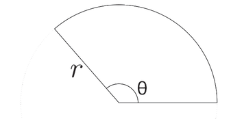Sector in circle