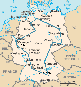 What is the shortest possible route that visits each city exactly once and returns to the origin city? This is the central question behind the Travelling Salesman problem, a famous problem in NP.