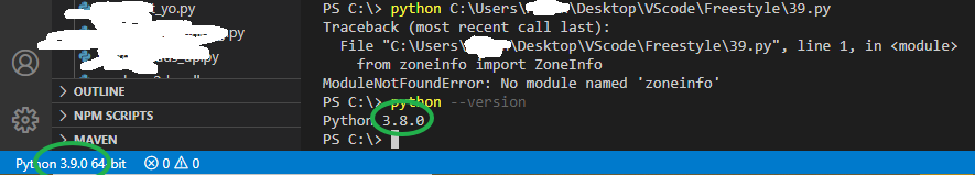 I just updated Python to 3.9 but the terminal still isn't working? : r ...
